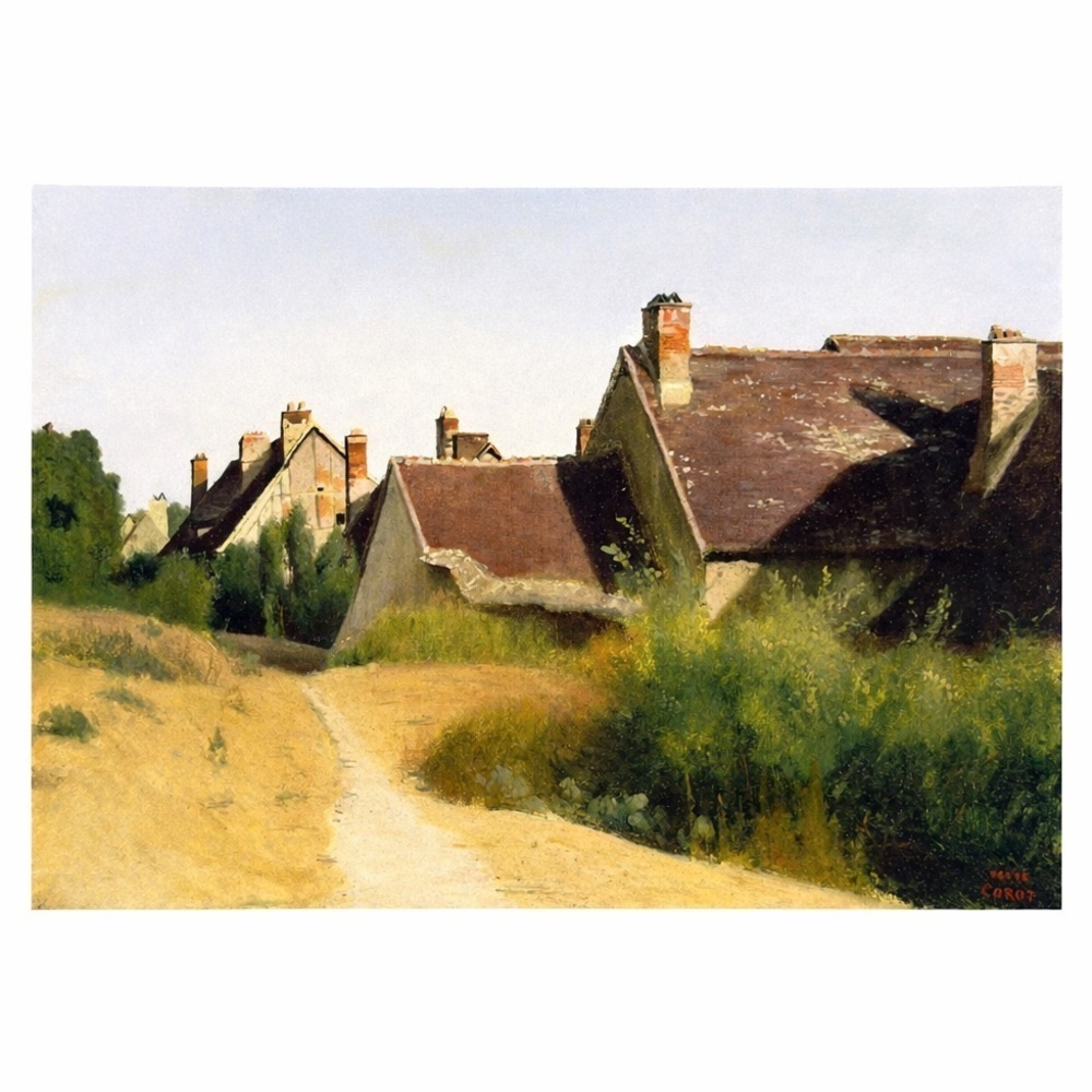 European Village Landscape Art Print